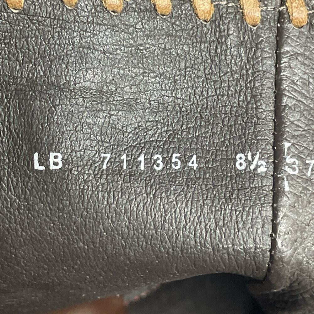 Liberty Black Womens 8.5 Ankle Boots Brown Leather LB711354 Soles Need Repair - Picture 14 of 14
